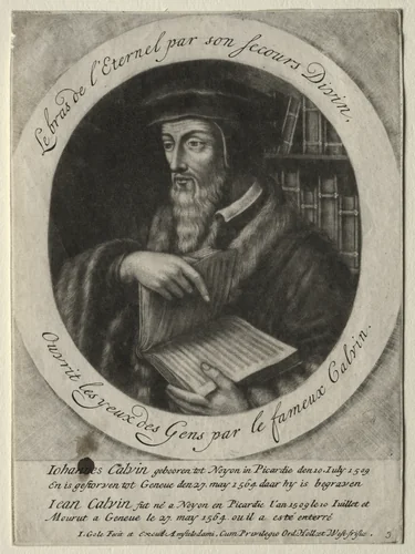 John Calvin by Jacob Gole, print