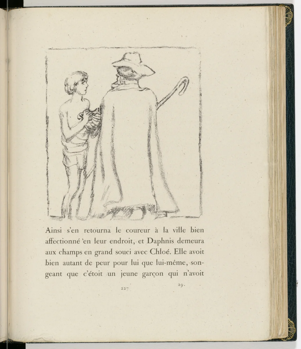 In-text plate (page 227) from Daphnis et Chloé by Pierre Bonnard, illustrated book, 1902