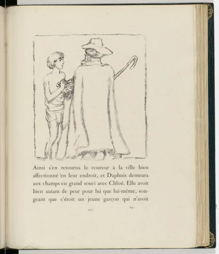 In-text plate (page 227) from Daphnis et Chloé by Pierre Bonnard, illustrated book, 1902