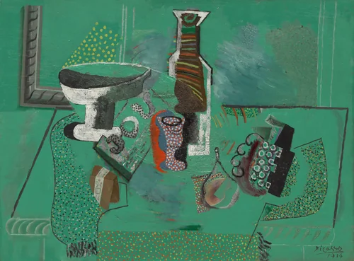 Green Still Life by Pablo Picasso, painting, 1914