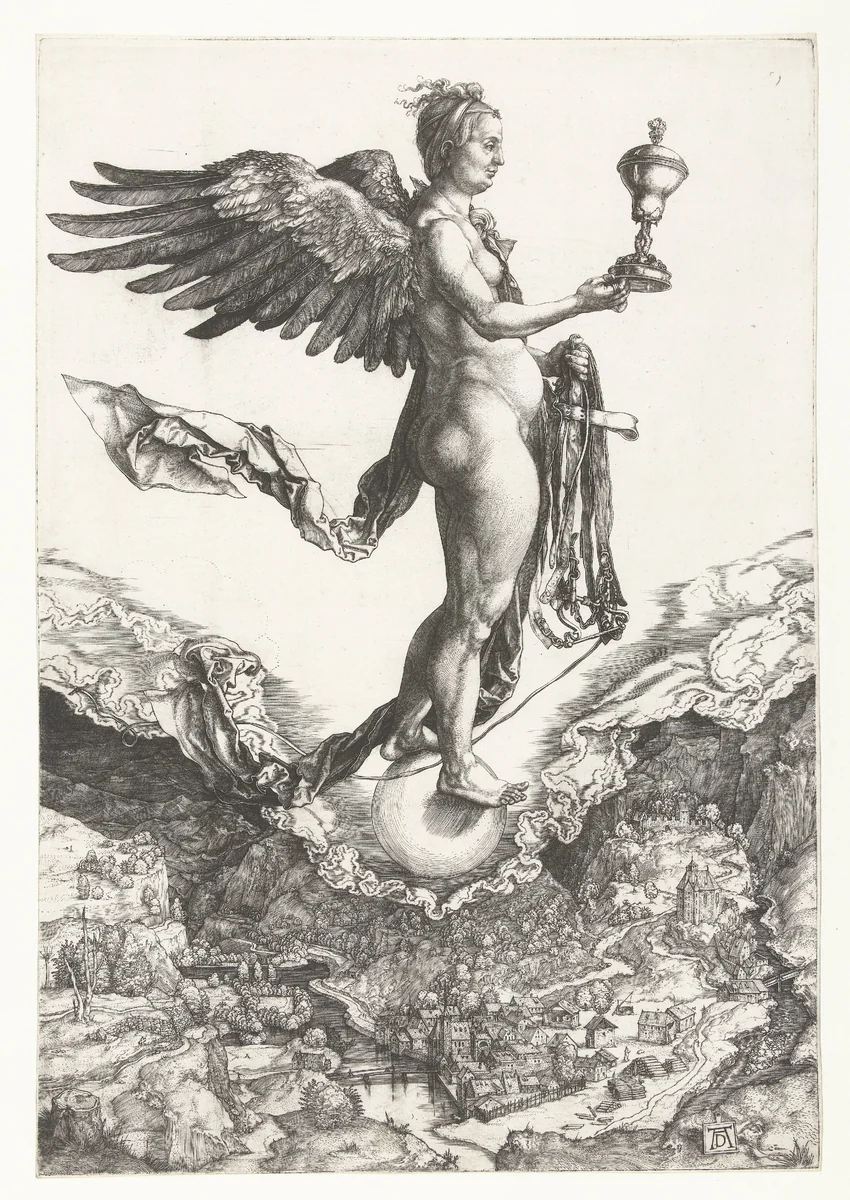 Nemesis by Unknown, print, 1499-1503