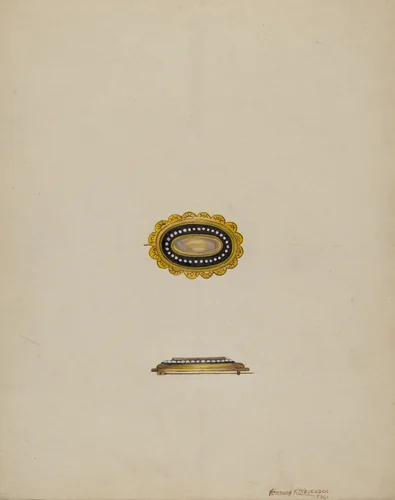 Brooch by Florence Stevenson, index of american design, 1936