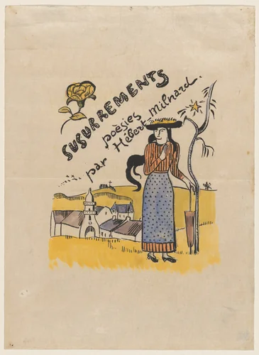 Susurrements, poèsies par Hébert-Milnard by Emile Bernard, print, 1890