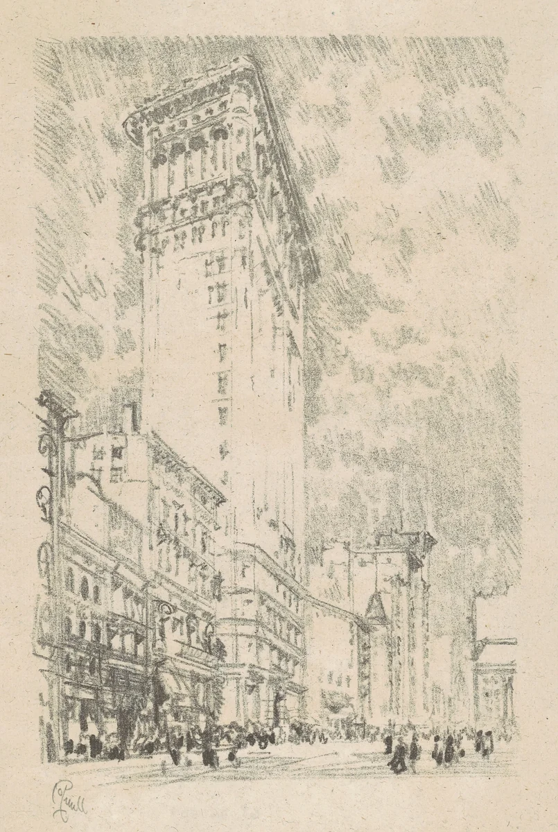 Flatiron Building by Joseph Pennell, print, 1904