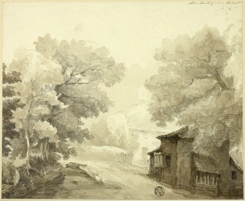 Near Southgate by Frederick Wilton Litchfield Stockdale, drawing, 1815-1825