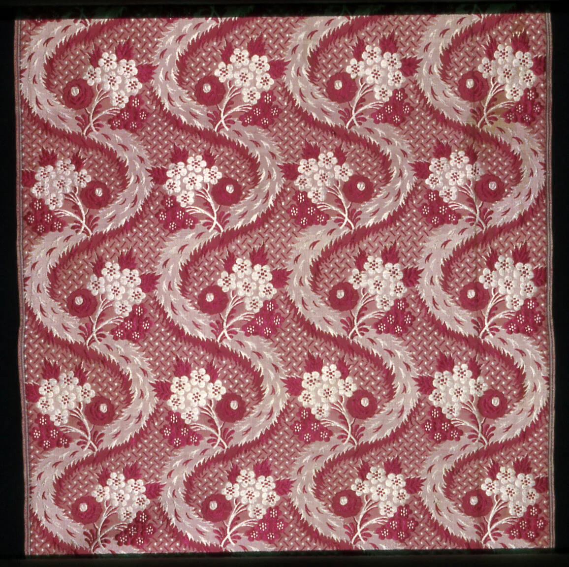 Panel by England, Spitalfields, textile, 1725-1750