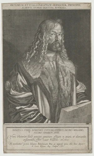 Albrecht Durer by Lucas Kilian, print, 1608