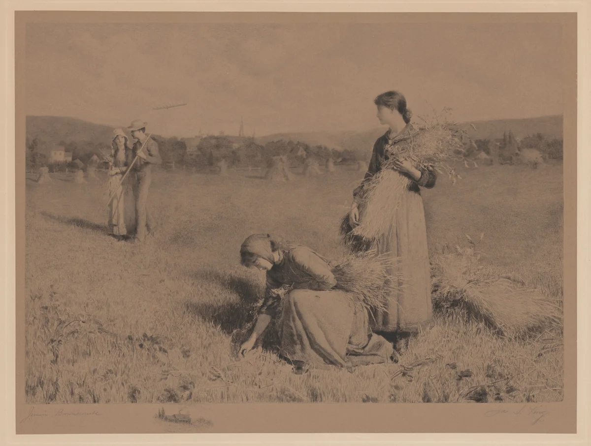 The Gleaners by James S. King, print, 1888