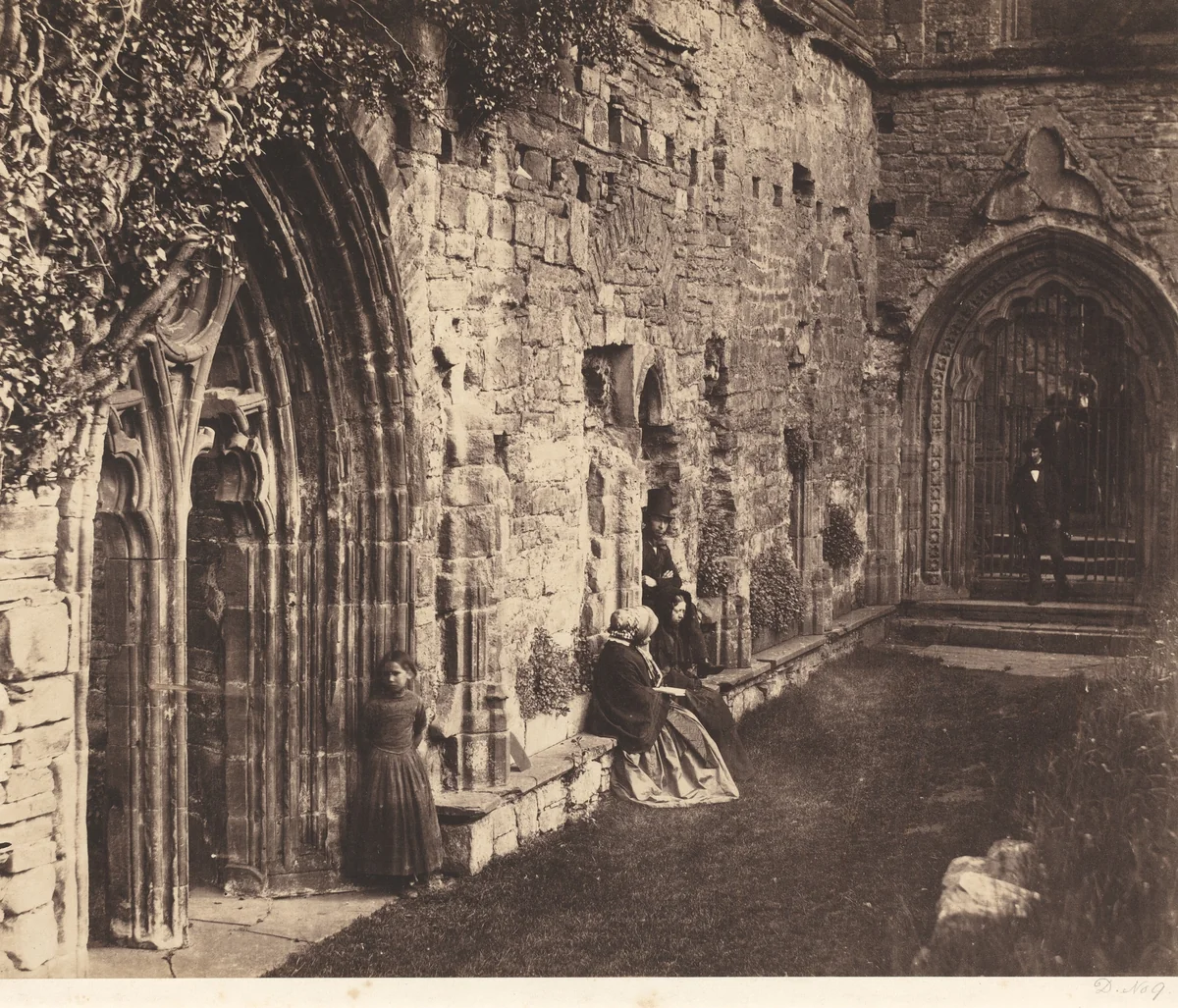 The Cloisters, Tintern Abbey by Roger Fenton, photograph, 1854