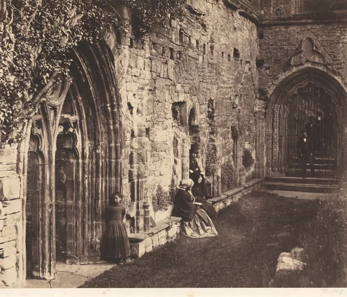 The Cloisters, Tintern Abbey by Roger Fenton, photograph, 1854