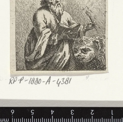 Marcus de evangelist by anonymous, print, 1700-1799