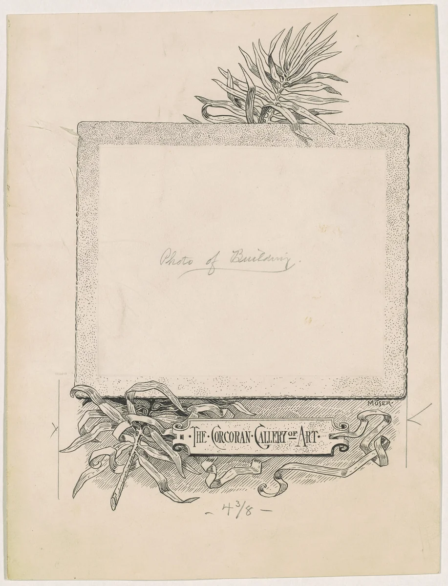 The Corcoran Gallery of Art by James Henry Moser, drawing, 1890-1891