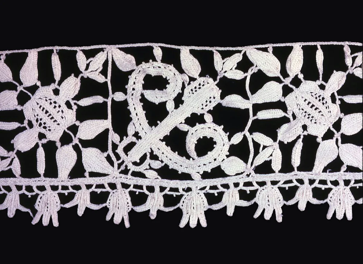 Border by Italy, textile, 1575-1625