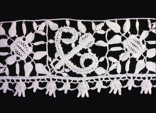 Border by Italy, textile, 1575-1625