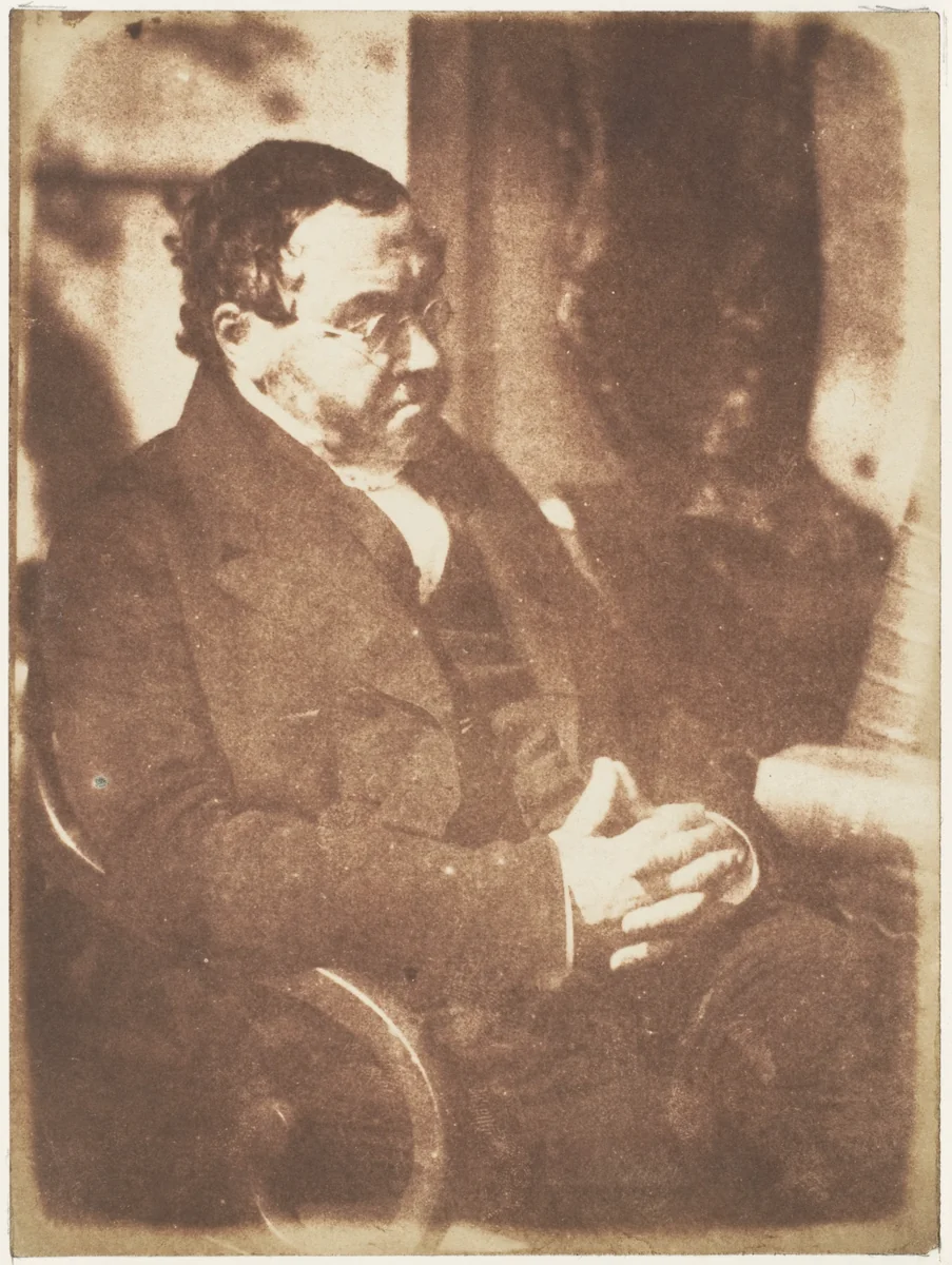 Rev. Dr. William Hamilton Burns by Hill and Adamson, photograph, 1843-1847