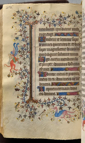 Hours of Charles the Noble, King of Navarre (1361-1425): fol. 232v, Text by Master of the Brussels Initials and Associates, book, 1400-1410