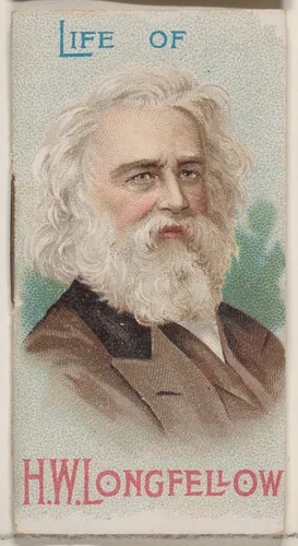 Life of Henry Wadsworth Longfellow, from the Histories of Poor Boys and Famous People series of booklets (N79) for Duke brand cigarettes by W. Duke, Sons & Co., print, 1888