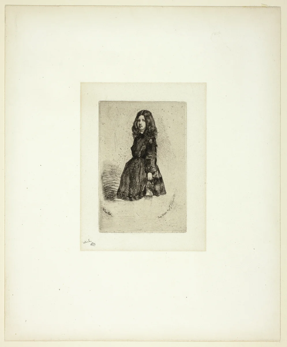 Annie by James McNeill Whistler, print, 1857-1858