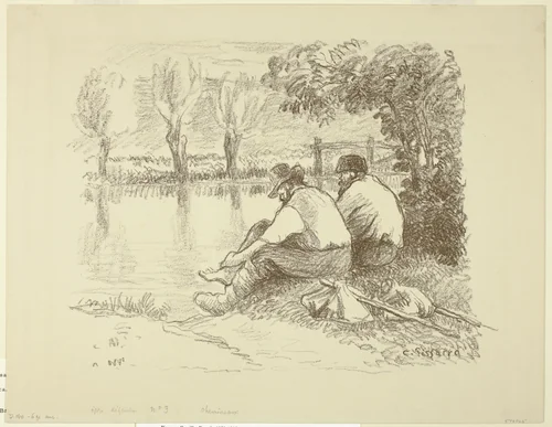 Tramps by Camille Pissarro, print, 1889-1899