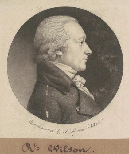 Robert Wilson by Charles B. J. Févret de Saint-Mémin, print, 1802