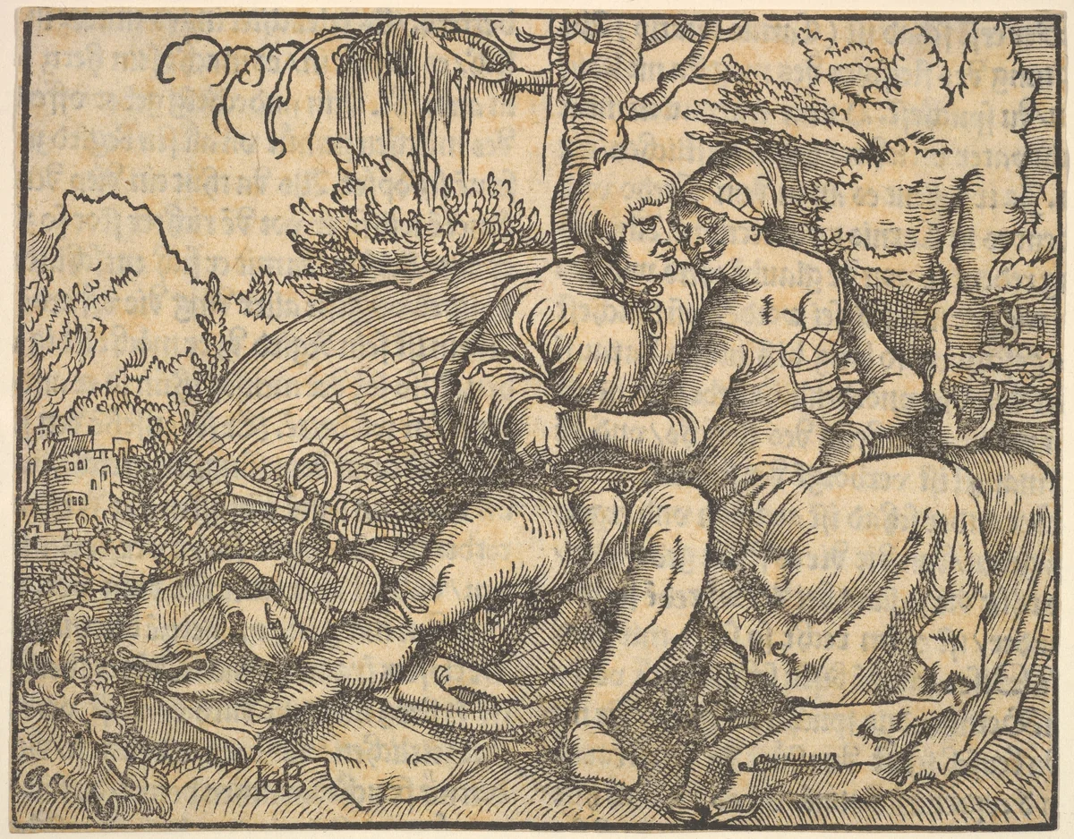 The Sixth of Ten Commandments, from "Die zehe gebot" by Hans Baldung, print, 1500-1545