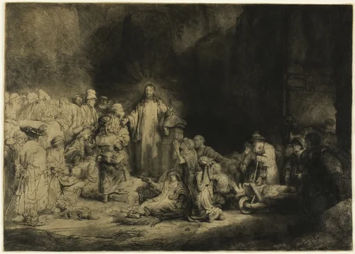 The Hundred Guilder Print by Rembrandt van Rijn, print, 1643-1653
