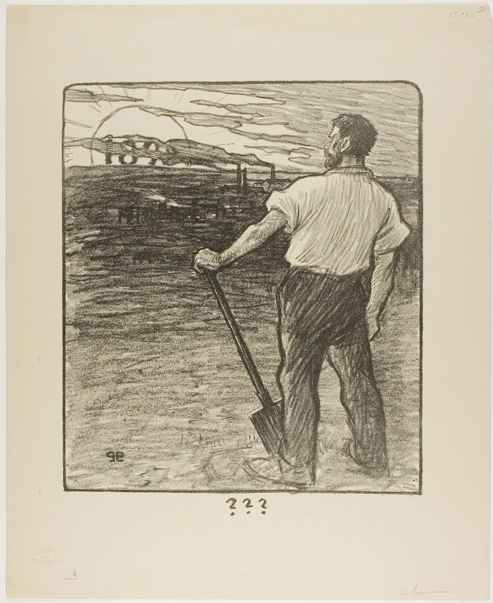 Happy New Year by Théophile Alexandre Steinlen, print, 1893