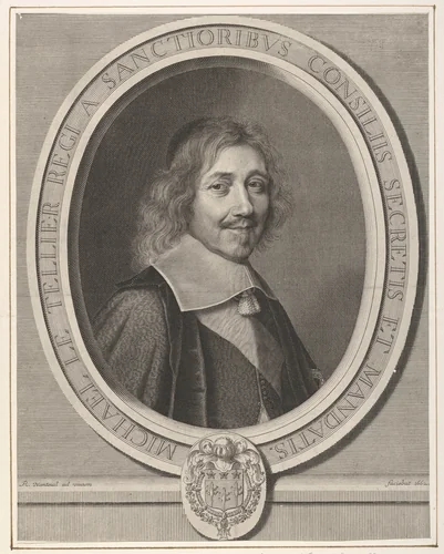 Le Chancelier Michel IV Le Tellier by Robert Nanteuil, print, 1662