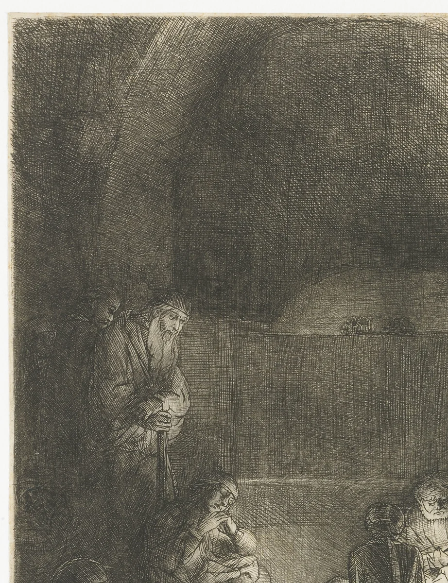 The Entombment by Rembrandt van Rijn, print, 1654