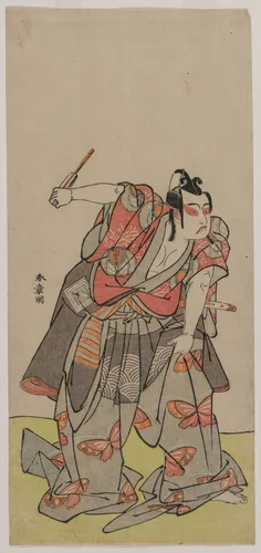 Ichikawa Yaozo II as Soga no Goro by Katsukawa Shunshô (勝川春章), print, 1774-1777