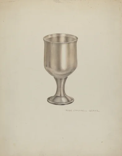 Silver Goblet by Rose Campbell-Gerke, index of american design, 1939