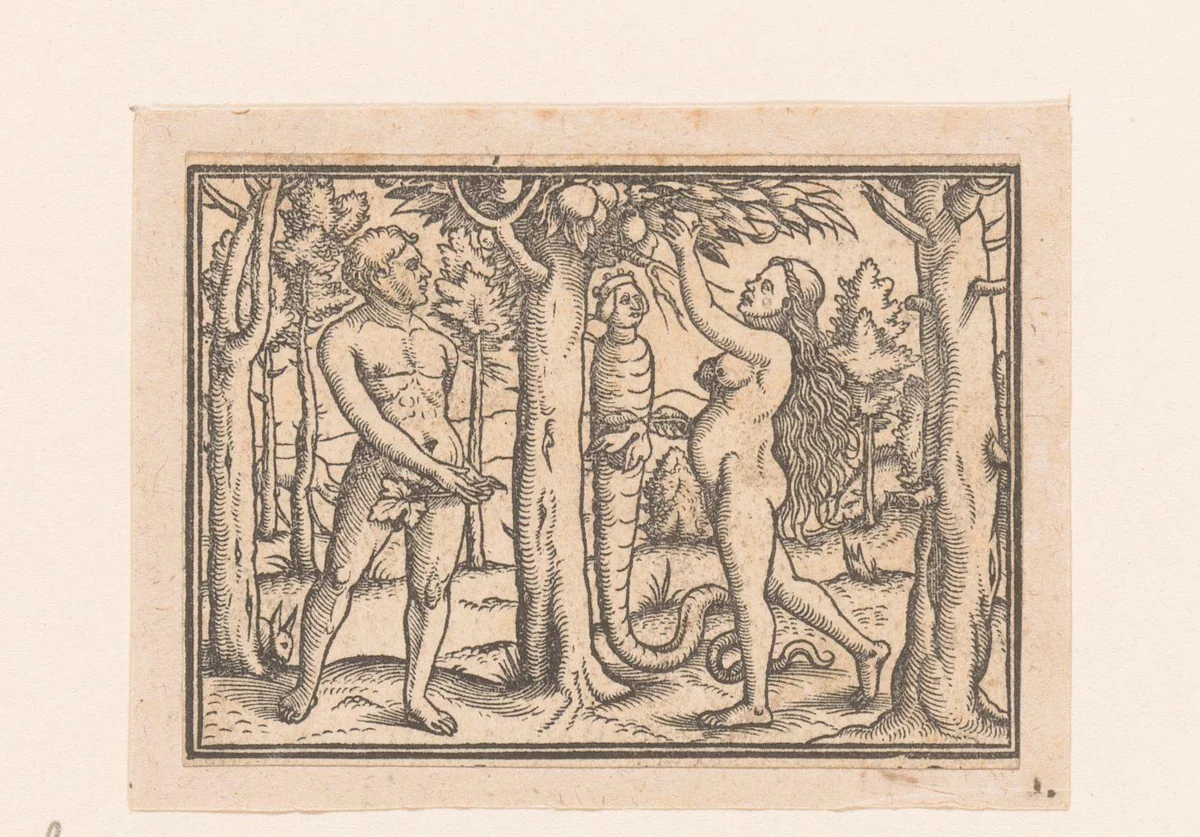 Zondeval by anonymous, print, 1552