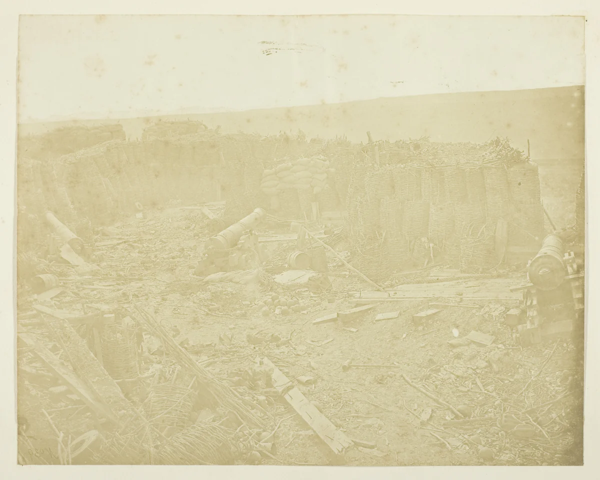 Battery in the Malakoff by James Robertson, other, 1855