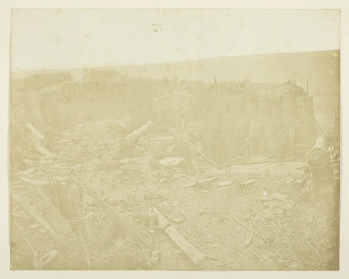 Battery in the Malakoff by James Robertson, other, 1855