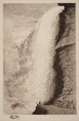 Untitled (Niagara Falls) by Amos W Sangster, print, 1886