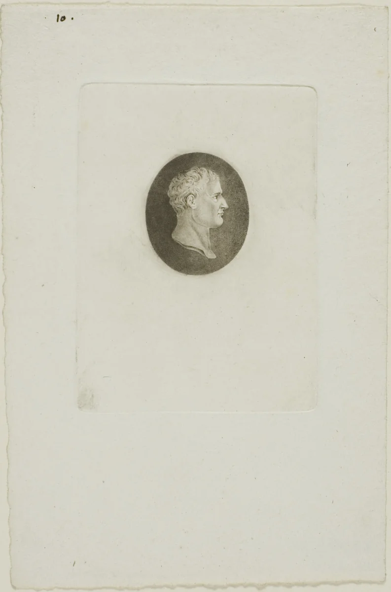Napoleon by Jean-Baptiste de Grateloup Jean Pierre Sylvestre, print, 1755-1817