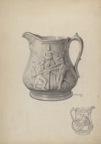 Pitcher by Eugene Shellady, index of american design, 1937