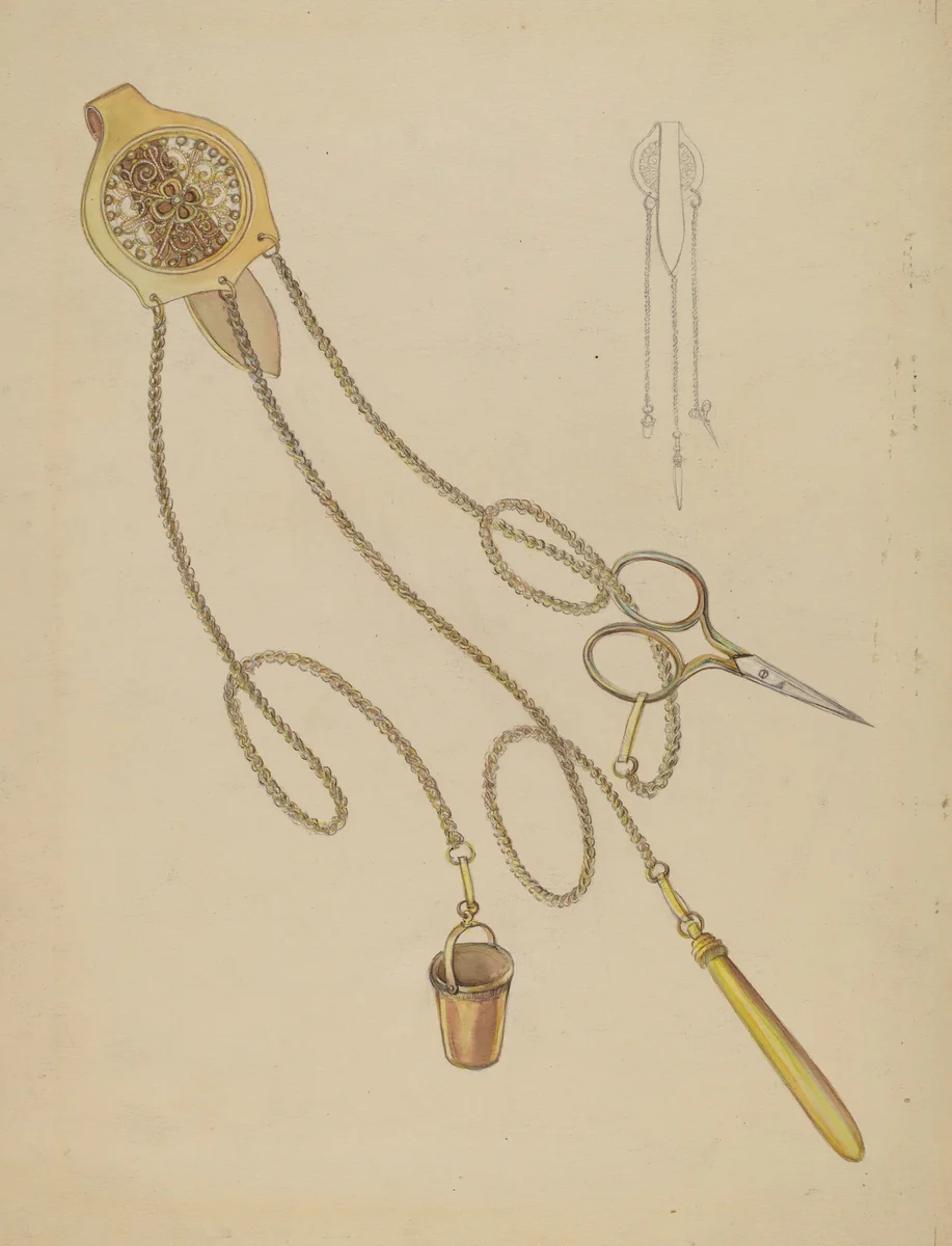 Chatelaine by Sylvia Dezon, index of american design, 1936