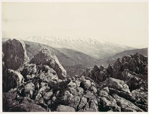 Mount Hermon, The Mount of Transfiguration by Francis Frith, photograph, 1855-1859