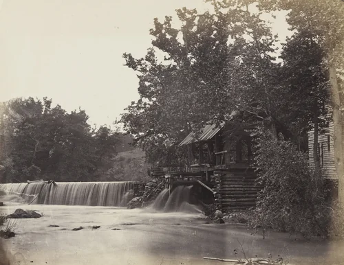 Quarles' Mill, North Anna, Virginia by Alexander Gardner, photograph, 1864