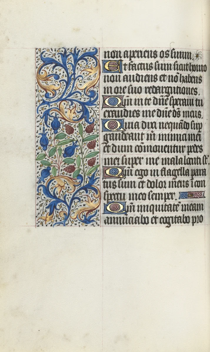 Book of Hours (Use of Rouen): fol. 84v by Master of the Geneva Latini, book, 1465-1475