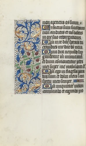 Book of Hours (Use of Rouen): fol. 84v by Master of the Geneva Latini, book, 1465-1475