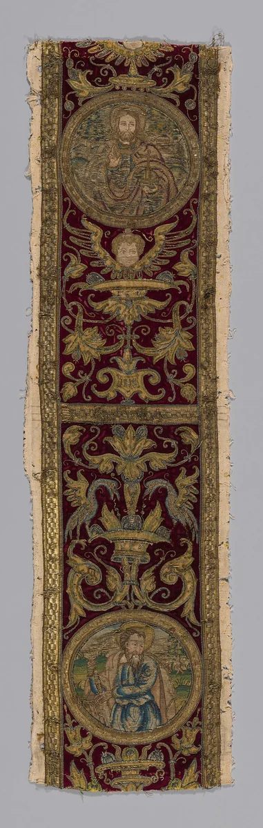 Orphrey by Spain, textile, 1501-1600