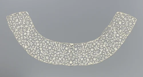 Berthe van naaldkant met spiraalranken by anonymous, other, 1675-1699