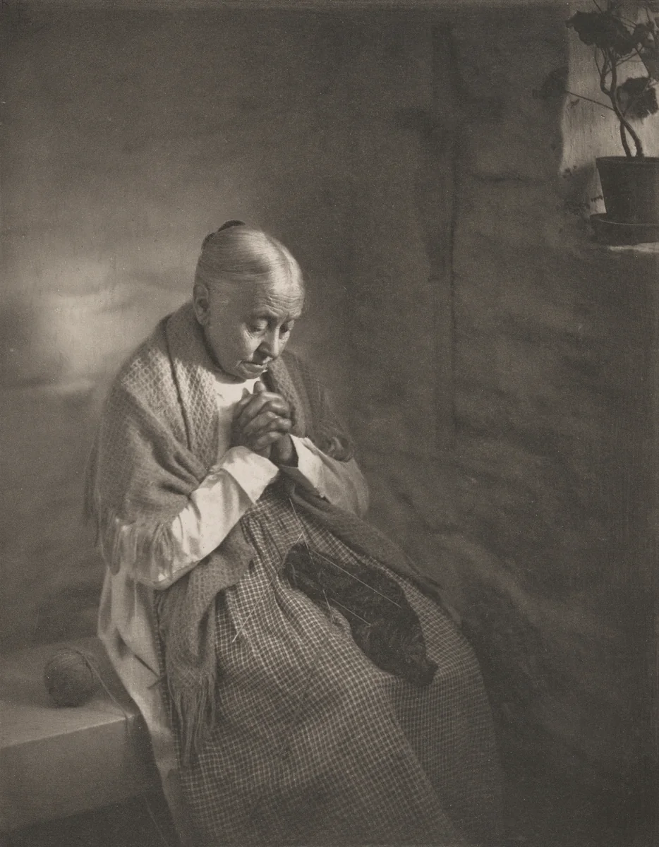 The Vesper Bell by Rudolf Eickemeyer, photograph, 1890-1905