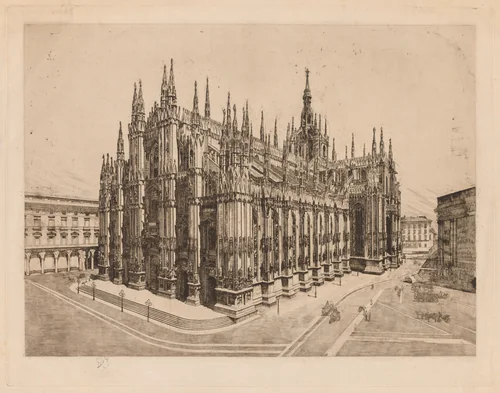 Cathedral, Milan by Otto H. Bacher, print