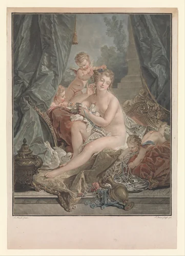 The Toilet of Venus by Jean François Janinet, print, 1783