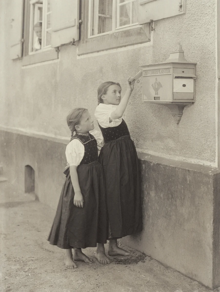 The Letterbox by Alfred Stieglitz, photograph, 1894