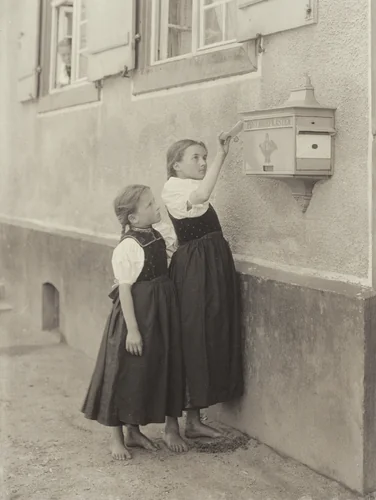The Letterbox by Alfred Stieglitz, photograph, 1894