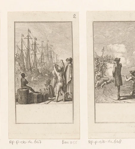 Boston Tea Party by Daniel Nikolaus Chodowiecki, print, 1783